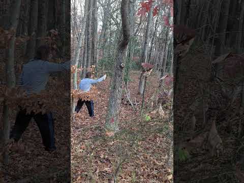 #discgolf hole 14 at Turkey Hill #discgolfcourse Arvid&Max - "oh no or oh yes..."