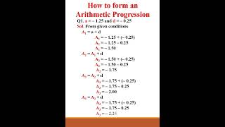 How to form an Arithmetic progression #ncert #class10th #maths #apseries #excercise #questions #cbse