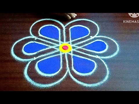 Thai poosam special rangoli kolam #viralvideo #rangoli #beautifulnewflowerdesignkolam