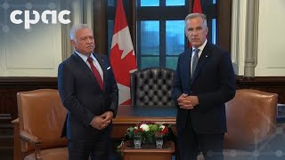 PM Carney meets with Jordan’s King Abdullah II in Ottawa – July 21, 2025