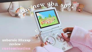 🎮 anbernic rg35xxsp review & unboxing | playing my fave gba & gbc games | retro emulation consoles