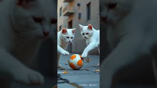 The cat is playing with the ball. #cat #pets #funny #petfoolery #pethumor #feistypets #petlife