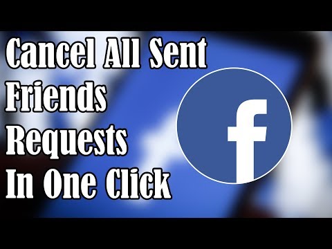 How To Cancel All Sent Friends Requests At Once On Facebook ll By Asim Arif