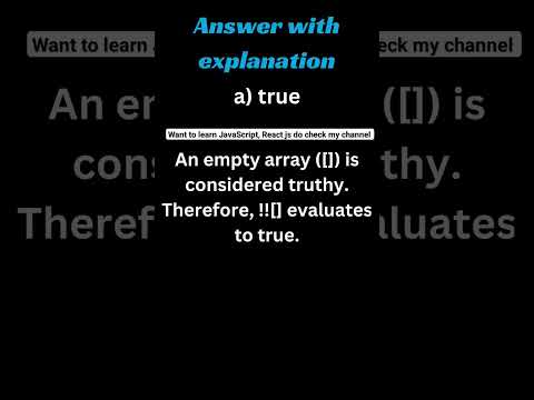 #javascript #reactjs #interviewquestions #coding #webdevelopment #codingshorts #reactjsdeveloper