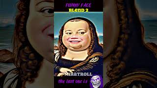 Try Not to Laugh: Funny Face Blend 2 #shorts #trollface #edit