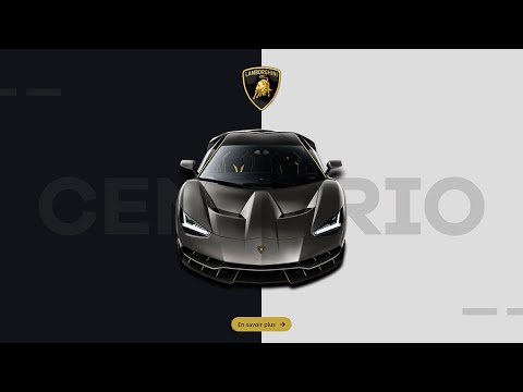 Lamborghini centenario landing page en HTML / CSS & Bootstrap