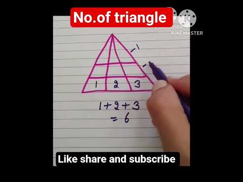 No of 📐 triangle...#maths #mathstricks #ssc