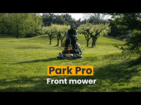 STIGA Park Pro Front mower. A truly versatile workmate.
