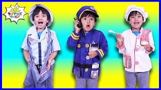 ライアンの寸劇ごっこ遊び！いろんな働く人になりきっちゃおう！