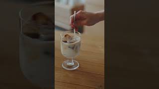 暑い夏に、冷たいカフェラテを #おうちカフェ  #cafe #カフェ #coffee #簡単レシピ
