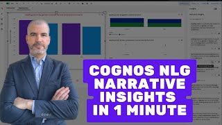 Cognos Analytics NLG Narrative Insights in 1 minute
