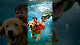 A brave dog saves a baby girl. #Dog #baby #Shorts #sadstory #Aistory
