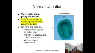 Virtual PCT 101 Chapter 27 PP urinary needs