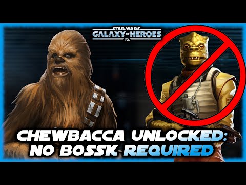 Unlocking Chewbacca Min/Max Without Bossk!  Star Wars Galaxy of Heroes