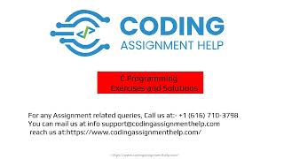 C  Programming Exercises  and Solutions