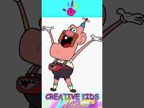 coloring for kids : Uncle Grandpa #entertainment #drawing #creativekidsnew #howto #cartoons