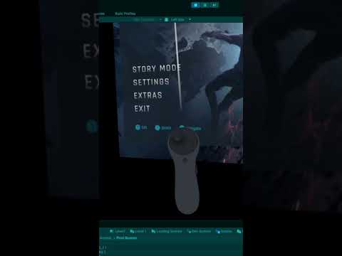 Devlog #20 - VR Main Menu - ASM Splash Screen - SECTR #solodev #gamedevblog #sologamedev