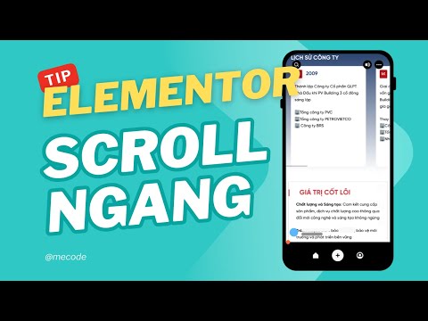 [WordPress] Tạo Horizontal Scroll Trên Mobile Với Elementor Free | UX Không Cần PRO