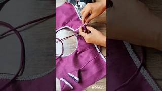 back huk blouse design cutting and stitching #fashion #shortvideo #blousedesign