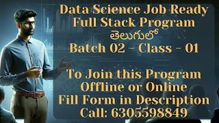 Data Science Full Stack Class 01