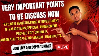 #ONPASSIVE VERY IMPORTANT POINTS TO BE DISCUSS NOW || KYC,NEW REGISTRATIONS IF,INVESTIMENT || #live