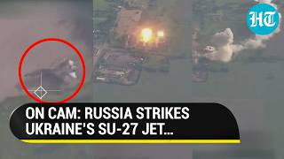 On Cam: Putin’s Iskander Missile Strikes Ukrainian Airbase; Su-27 Jet & S-300 System Hit | Watch