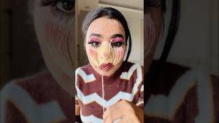 DIY Wool Skin Makeup Removal 😱 #crafteraditi #challenge #diy #craft #woolskinmakeup #shorts