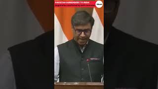 BREAKING: India, Pakistan agrees to a ceasefire today. #vikrammisri #breakingnewsindia #indianews