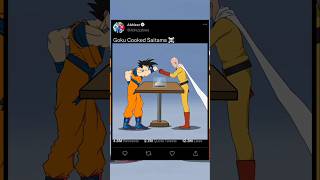 Goku Cooked Saitama #goku #dragonballz #ytshorts