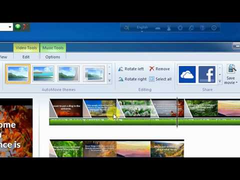 Windows Movie Maker Tutorial ( How to Make a Picture Slideshow with Music)2017