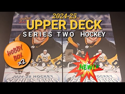 ✴️🆕️✴️ 2024-25 UPPER DECK SERIES TWO HOCKEY (x2) BOX BREAK CHASING CELEBRINI & MICHKOV YOUNG GUNS RC