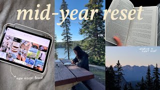 mid-year reset routine | reflecting & resetting for the second half of the year