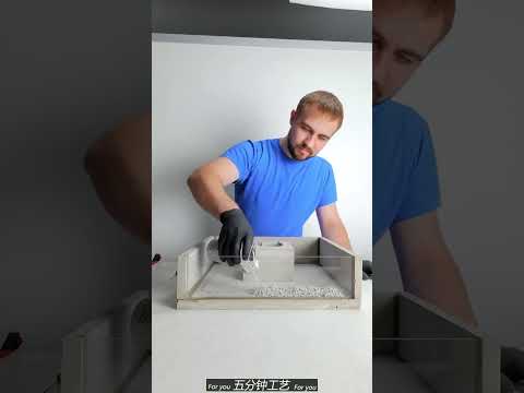Make a cement fish tank #shorts #youtubeshorts