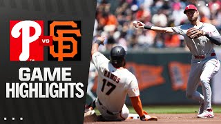 필리스 vs. 자이언츠 경기 하이라이트 (2025년 7월 9일) | MLB 하이라이트