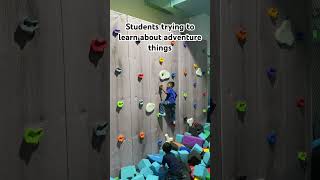 Students trying to learn about adventure things. #playground #kids #adventureplayground #activeplay