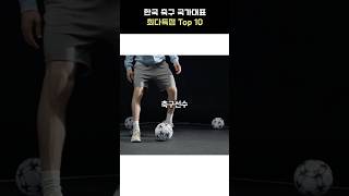 한국 축구선수 최다득점 Top 10