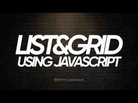 🔄 Toggle Between List & Grid View Using JavaScript #html5 #css3 #javascript #webdesign