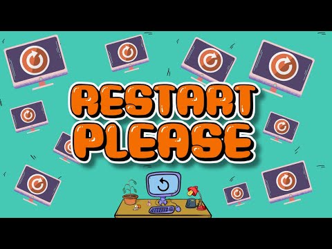 Restart Please | #restart #computersupport #reboot