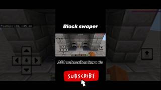 Insane Minecraft Block Swap! 😱🔥 | Ultimate Block Swap Trick #minecraft #shorts #shortvideo