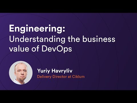 Engineering. Video recording of the seminar "Create Outcompeting Digital Products"