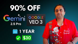 Buy Gemini 2.5 Pro at 90% Discount Offer | Google VEO 3 -  Generate AI Video