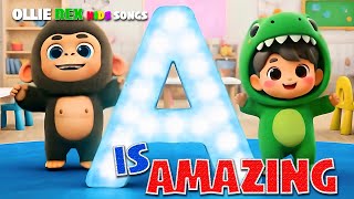 A is Amazing | Fun ABC Song for Kids with Animals & More