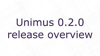Unimus 0.2.0 release overview