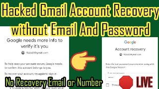 How To Recover Gmail Account 2021 || Google Account Recover Without Email And Password