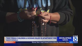 3 people dead, including two young children, after fire at West Covina apartment building