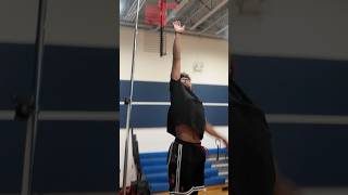 He touched what height!? #youtubeshorts #viral #vertcheck #vertical #fitness #challenge #plyometrics