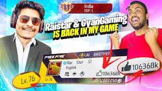 Raistar & Gyangaming is Back 😱 Prank On Awara Bhai Gone Wrong - Garena Free Fire Max