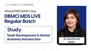 Dr. Ami Rawal | DADH | Free Demo Class | DBMCI MDS