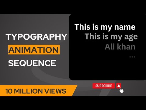 typography animation in sequence||animation videos html css