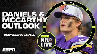 Jayden Daniels and J.J. McCarthy confidence levels 🧐 | NFL Live